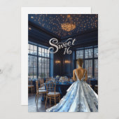 Invitation Belle Salle Bleue (Devant / Derrière)