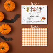 Invitation Belle soirée d'Halloween pour les enfants