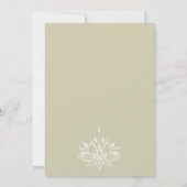 Invitation Belle spa fleur de lotus anniversaire (Dos)