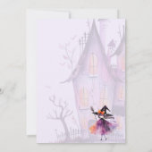 Invitation Belle Spooktacular anniversaire fête d'Halloween (Dos)