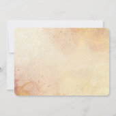 Invitation Belle tête de cheval en aquarelle Anniversaire (Dos)