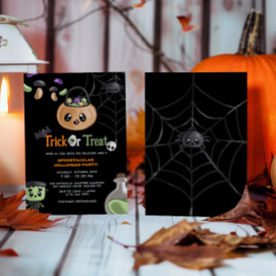 Invitation Belle Trick Ou Treat Spooktacular Halloween Party