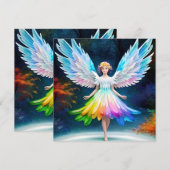 Invitation Belles Ailes d'Ange Art-35444 (Devant / Derrière)