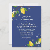 Invitation Belles branches de citron - mariage floral (Devant)