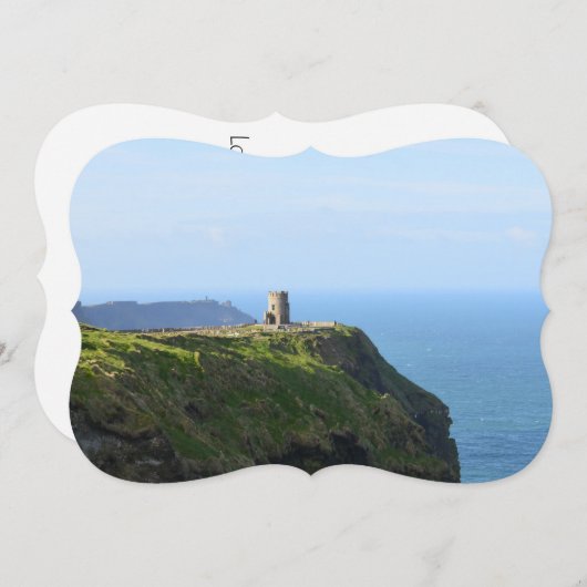 Invitation Belles falaises vertes de Moher (Devant / Derrière)