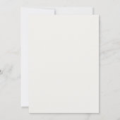 Invitation Belles Fleurs Blanches Mariage de Printemps (Dos)