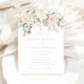 Invitation Belles Fleurs de Flush Mariage de printemps