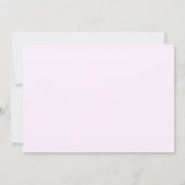 Invitation Belles fleurs de Magnolia rose (Dos)