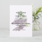 Invitation Belles Lilacs (Debout devant)