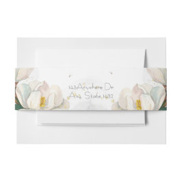 Invitation Belly Band Glory Magnolia Uitnodigingen Wikkel