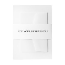 Invitation Belly Band Uitnodigingen Wikkel