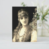 Invitation Bellydancer hafla boho gypsy mariage (Debout devant)