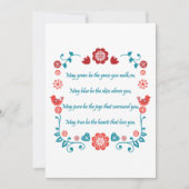 Invitation Bénédiction 26 (Devant)