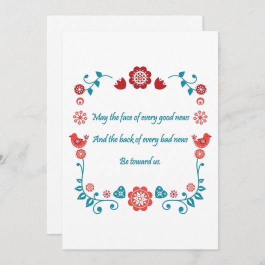 Invitation Bénédiction 27 (Devant / Derrière)