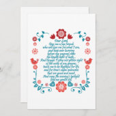 Invitation Bénédiction 33 (Devant / Derrière)