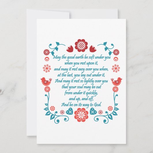 Invitation Bénédiction de 32 (Devant)