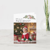 Invitation Bénédictions Joyeuses Serez-vous un parrain de vac (Devant)