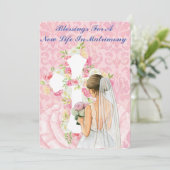 Invitation Bénédictions pour le mariage. (Debout devant)