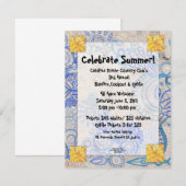 Invitation Bénéfice pour le déjeuner d'affaires de Sunny Mari (Devant / Derrière)