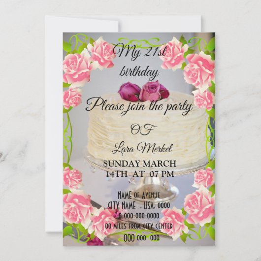 Invitation Bénéficiez de 20 % de réduction sur tous les produ (Devant)