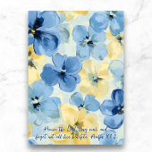 Invitation Béni à 30 Foi Anniversaire Jalon Floral