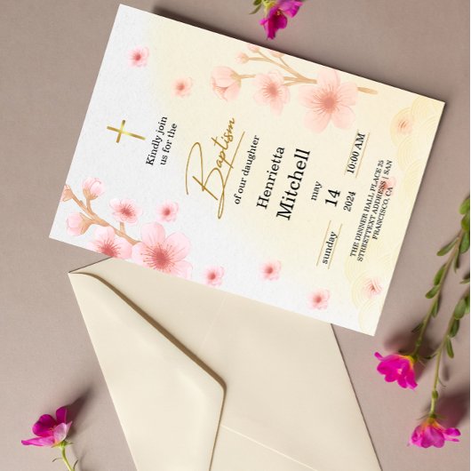 Invitation "Béni et baptisé : un jour pour se souvenir"