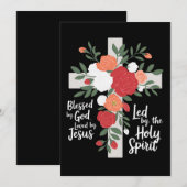 Invitation Béni par Dieu Aimé par Jésus Conduit par le Saint (Devant / Derrière)