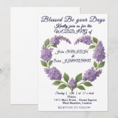 Invitation Béni Soit Ce Jour de l'Union (Devant / Derrière)