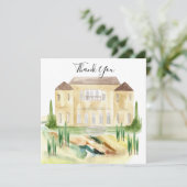 Invitation Benvenuti Italia Villa Mariage Merci (Debout devant)