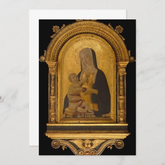 Invitation Benvenuto di Giovanni - Saint Nicolas (Devant / Derrière)