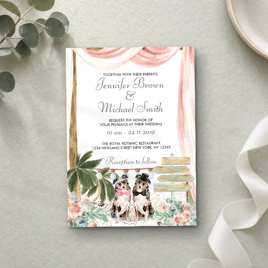 Invitation Berger Australien Rustique
