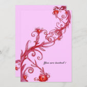 INVITATION BÉRIES MAGIQUES, (Devant / Derrière)