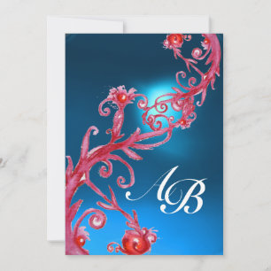 Invitation BÉRIES MAGIQUES 4, Saphir rouge MONOGRAM