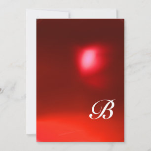 Invitation BÉRIES MAGIQUES, rubis rouge MONOGRAM