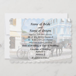Invitation Bermudes - Carrousel à Hamilton Faveurs de mariage