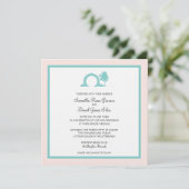 Invitation Bermudes Moongate Mariage Destination (Debout devant)