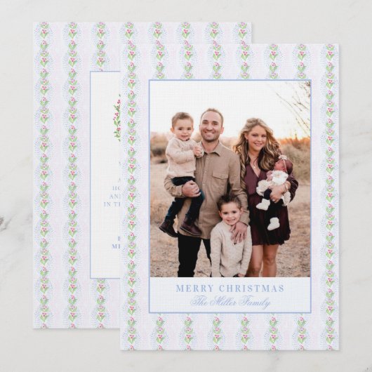 Invitation Berries de Christmas (Devant / Derrière)