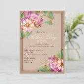 Invitation Berries et fleurs (Debout devant)