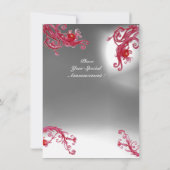 Invitation BERRIES MAGIQUES 4,MONOGRAM rouge cristal blanc (Dos)