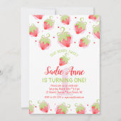 Invitation Berries rouges Berry Sweet Strawberry (Devant)