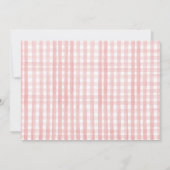 Invitation Berry 1ère framboise framboise Anniversaire (Dos)