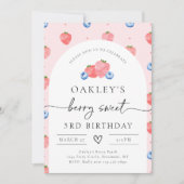 Invitation Berry Anniversaire | Invitation Berries (Devant)