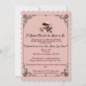 Invitation Berry Beautiful Fête des mariées Tea Time Invitati (Devant)