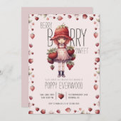 Invitation Berry Berry Sweet Anniversaire (Devant / Derrière)