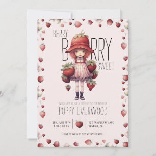 Invitation Berry Berry Sweet Anniversaire