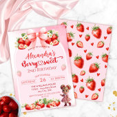 Invitation Berry Birthday - Berry Sweet