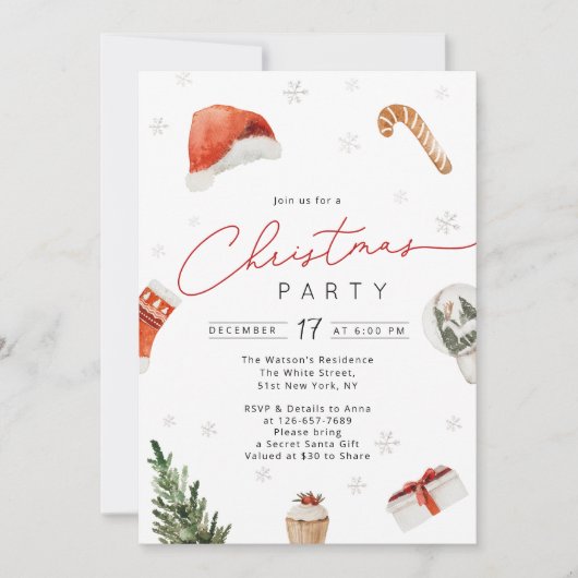 Invitation Berry Birthday Invitation, Blueberry 1er Anniversa (Devant)