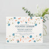 Invitation Berry Border (Debout devant)