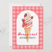 Invitation Berry Cool Anniversaire (Devant)