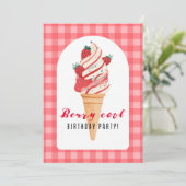 Invitation Berry Cool Anniversaire (Debout devant)